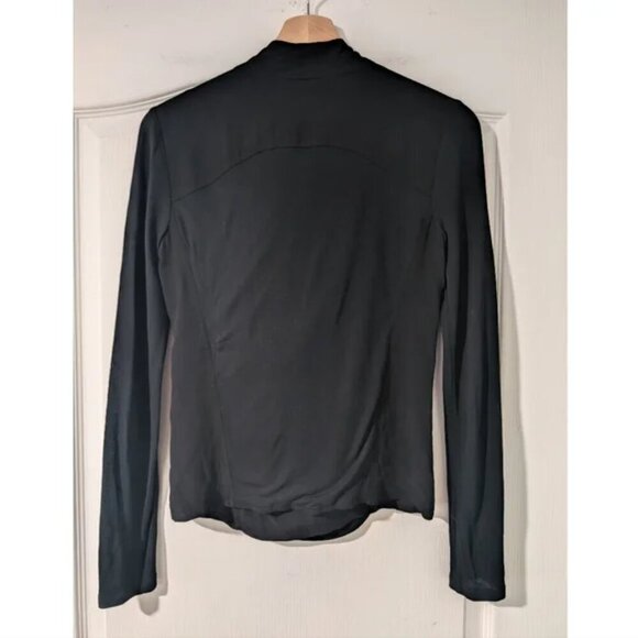 Aritzia Babaton | Oliver Draped Moto Jacket In Black - Picture 4 of 10